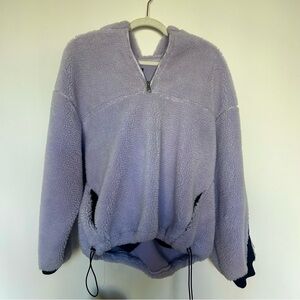 Bershka Oversized Lavender Teddy Sweater